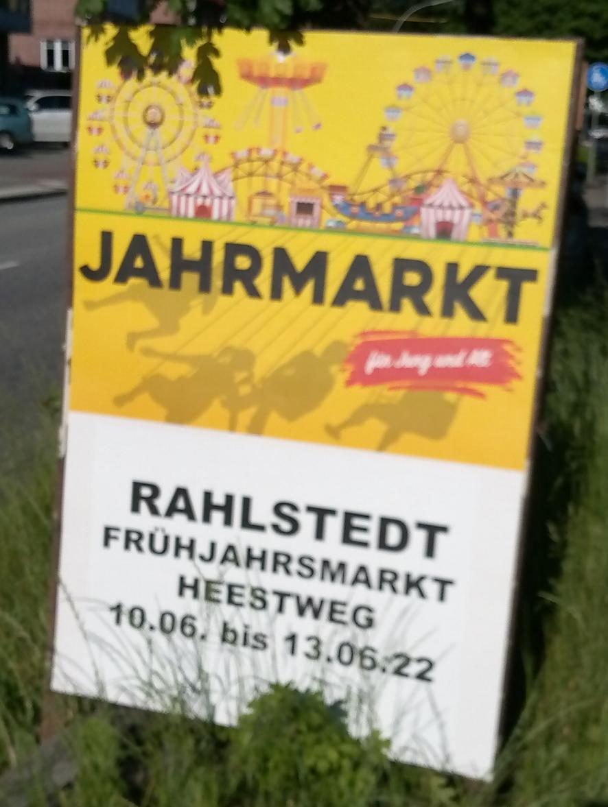 Jahrmarkt Rahlstedter Frühjahrsmarkt 10.-13.06.'22
